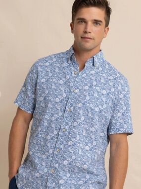 ST Caps Off Sport Shirt Coronet Blue